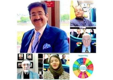 Sandeep Marwah Emphasised on SDG Seventeen Points