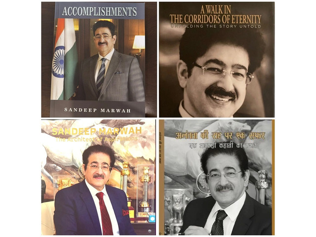 A New World Record for Dr. Sandeep Marwah on Book Release