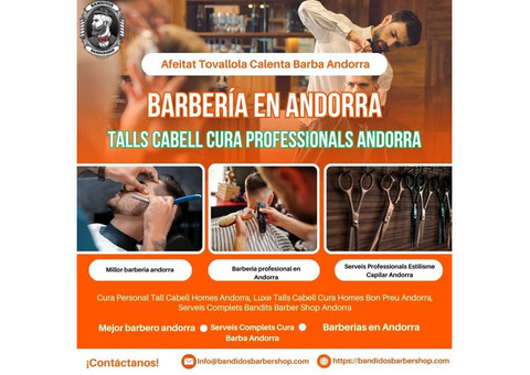 Cortes, Barbas y Más: Serveis Complets Bandits Barber Shop Andorra