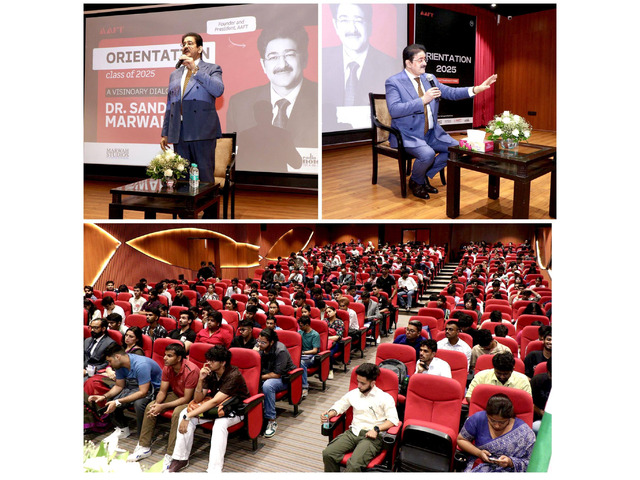 Sandeep Marwah Inspires Students as He Opens New Batch