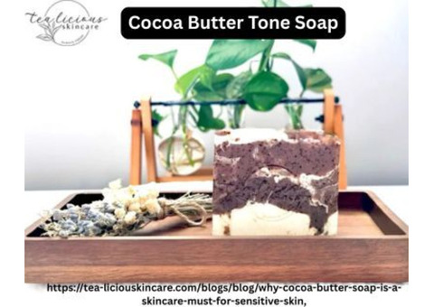 Cocoa Butter Tone Soap for Deep Moisture and Lasting Glow