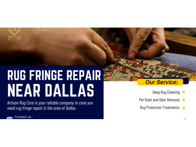 Dallas Rug Fringe Repair: Restore Your Valuable Rugs