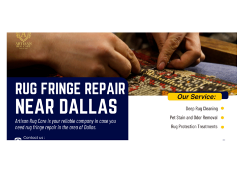 Dallas Rug Fringe Repair: Restore Your Valuable Rugs