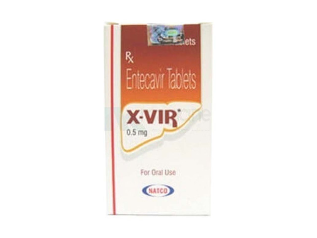 Defeat hepatitis B virus with X-Vir 0.5mg tablet
