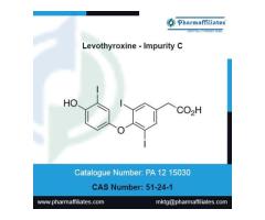 CAS No : 51-24-1 |  Levothyroxine - Impurity C| Pharmaffiliates