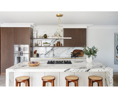 Elegant Curved Corner Kitchens