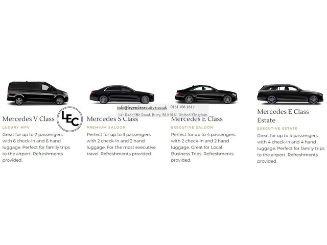Our Chauffeur Driven Fleet
