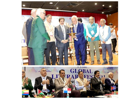 Great Grand Inauguration of 11th Global Literary Festival Noida 2025