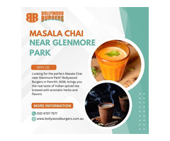 Enjoy Authentic Masala Chai near Glenmore Park at Bollywood Burgers