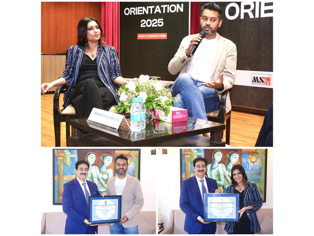 Nowshad Rizwanullah and Malini Agarwal Inspire Students at AAFT
