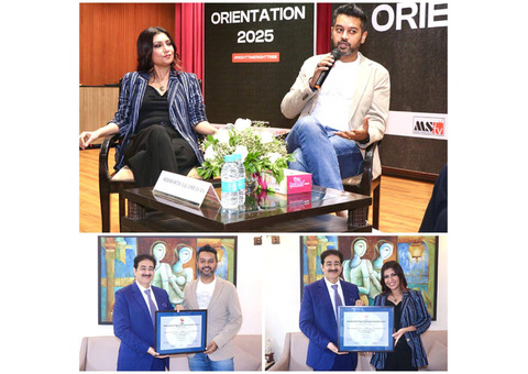 Nowshad Rizwanullah and Malini Agarwal Inspire Students at AAFT
