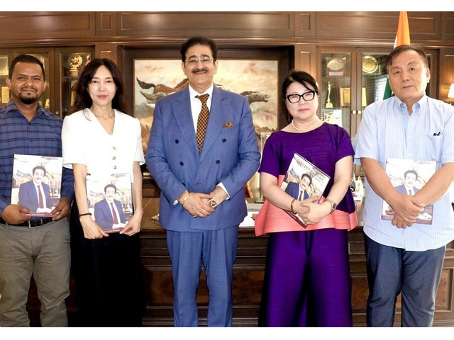 Korean Delegation Visits Marwah Studios under Indo South Korea Film