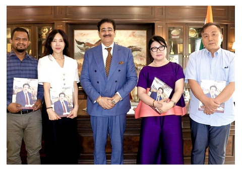 Korean Delegation Visits Marwah Studios under Indo South Korea Film