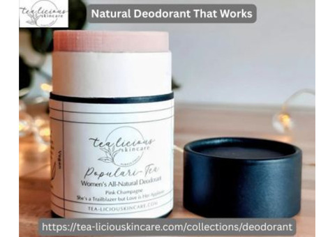 Fresh and Clean with Natural Deodorant That Works Every Day