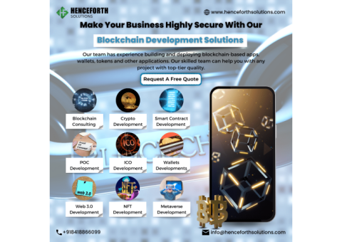 Best Blockchain Development Services | Henceforth Solutions
