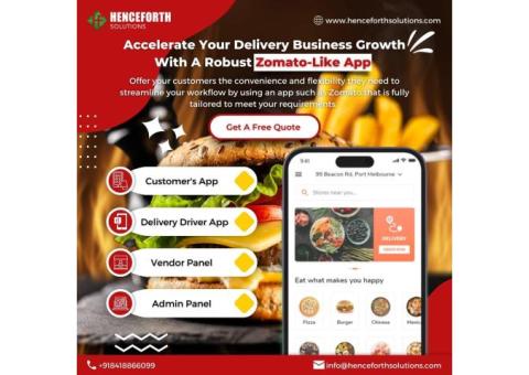 High Quality Zomato Clone App Development Company