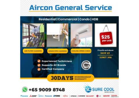 Aircon General Cleaning Service Singapore