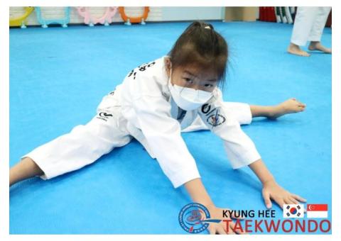TKD improves kids stamina, strength thru stretching, fitness training.