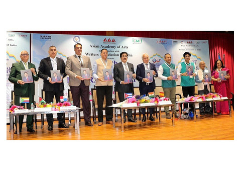 “International Accolades” of Sandeep Marwah Book Released at 11th GLFN