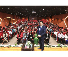 Dr. Sandeep Marwah Inspires Students at AAFT Orientation 2025