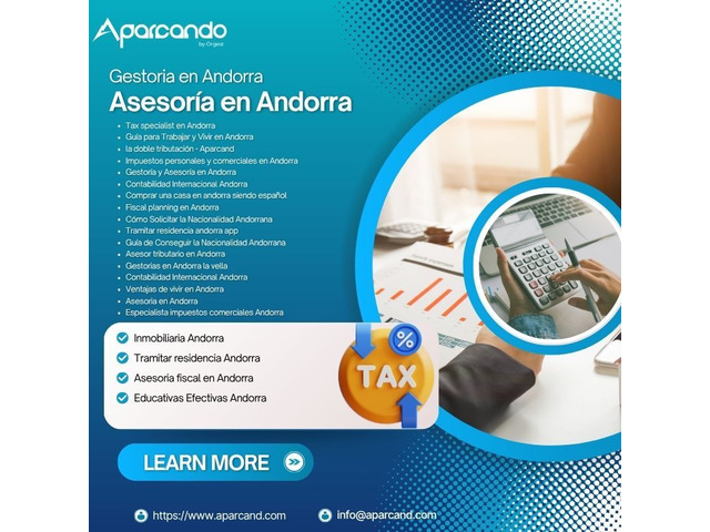 Impuesto de Valor Agregado en Andorra – Asesoría Fiscal con Aparcand