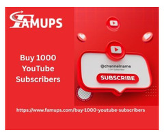 Buy 1000 YouTube Subscribers Fast and Secure