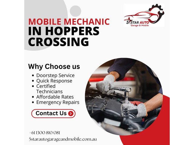 Trusted Mobile Mechanic In Hoppers Crossing | On-Site Car Repairs