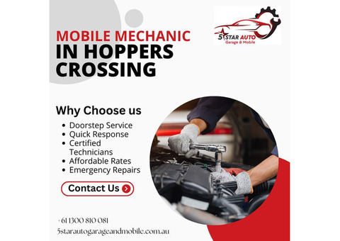 Trusted Mobile Mechanic In Hoppers Crossing | On-Site Car Repairs