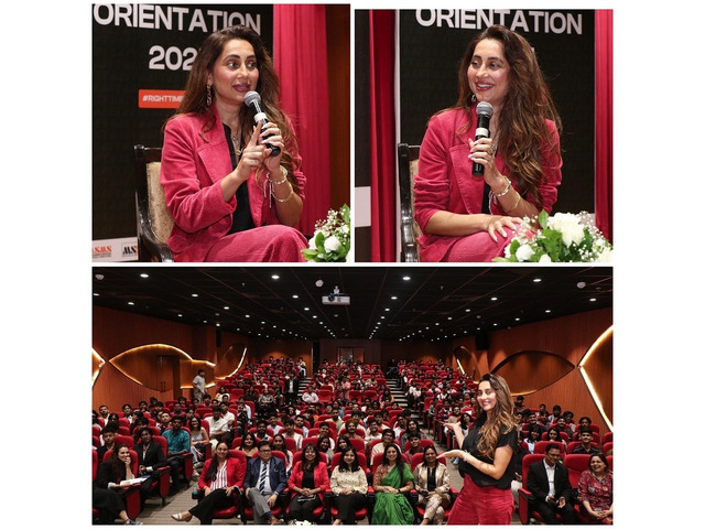Anusha Dandekar Inspires Students at AAFT Orientation 2025