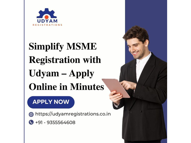 Simplify MSME Registration with Udyam – Apply Online in Minutes