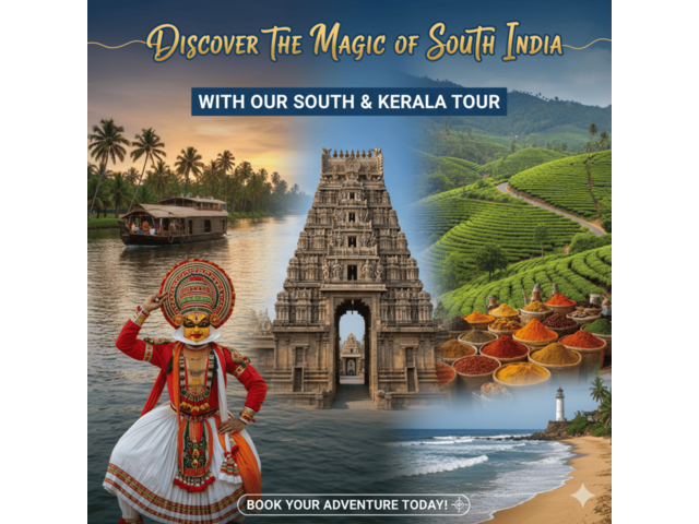 Discover the Magic of South India with Our South & Kerala Tour