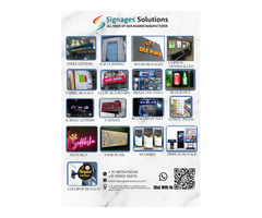 Best Signage Manufacturing Company in India | Signages Solutions