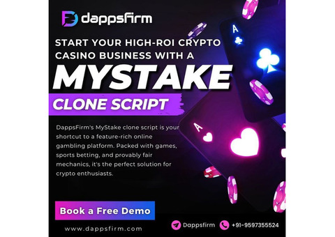 Profit-Driven Casino awaits Entrepreneurs with MyStake Clone Script