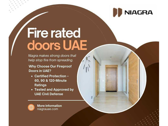 Premium Fire-Rated Doors in UAE | Niagra Door Manufacturer