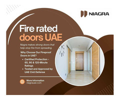 Premium Fire-Rated Doors in UAE | Niagra Door Manufacturer