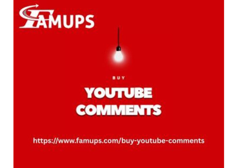 Buy YouTube Comments Online Now