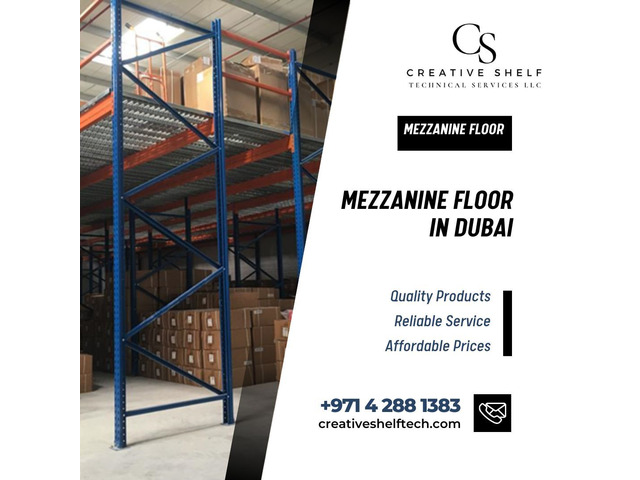 Custom Mezzanine Floor in Dubai | Creative Shelf