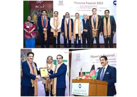 Sandeep Marwah at Nowruz Festival