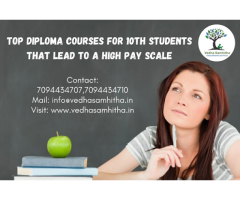 Top Diploma courses for 10th students that lead to a high pay scale