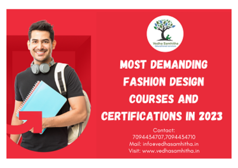 Most demanding Fashion Design courses and certifications in 2023