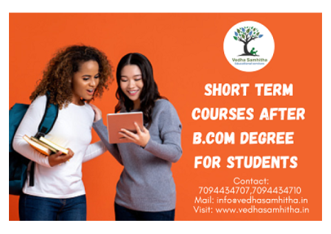 Short Term Courses After B.Com degree for students