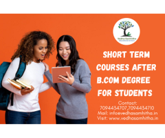 Short Term Courses After B.Com degree for students