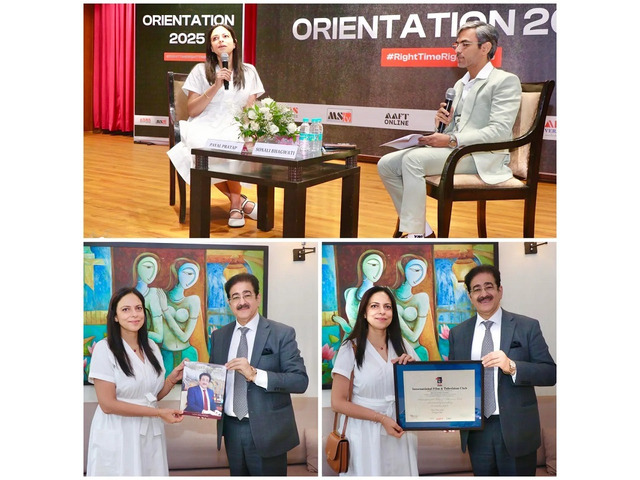 Marwah Studios Hosts Payal Pratap Singh for AAFT Fashion and Design