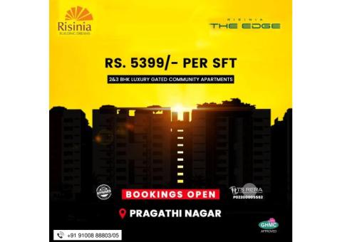 Apartments For Sale In Pragathi Nagar | The Edge by Risinia