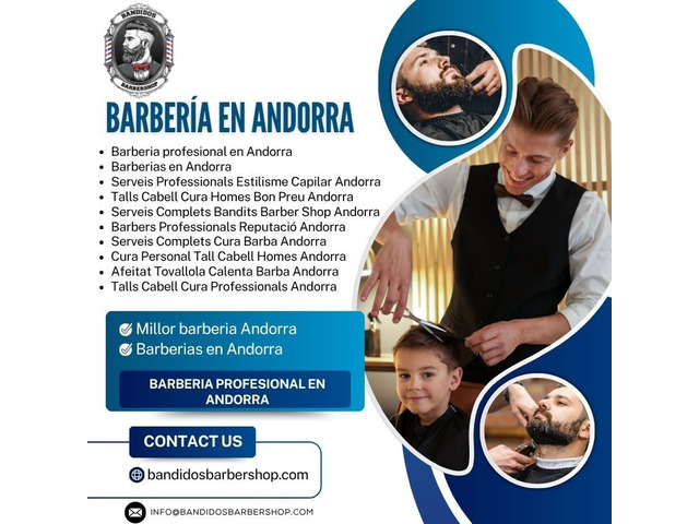Bandidos Barbershop: barbers professionals amb reputació a Andorra