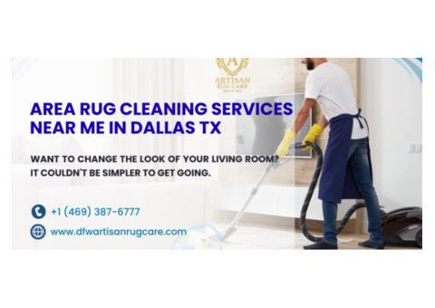 Professional Area Rug Cleaning Services Near Me in Dallas, TX,
