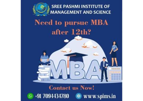 Need to pursue MBA after the 12th? Contact Us Now!