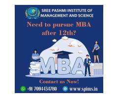 Need to pursue MBA after the 12th? Contact Us Now!