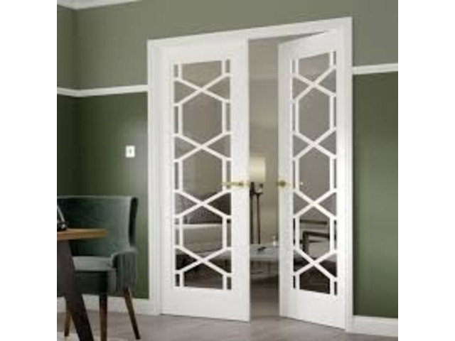 Glazed internal doors