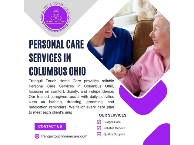 Trusted Personal Care Services in Columbus Ohio